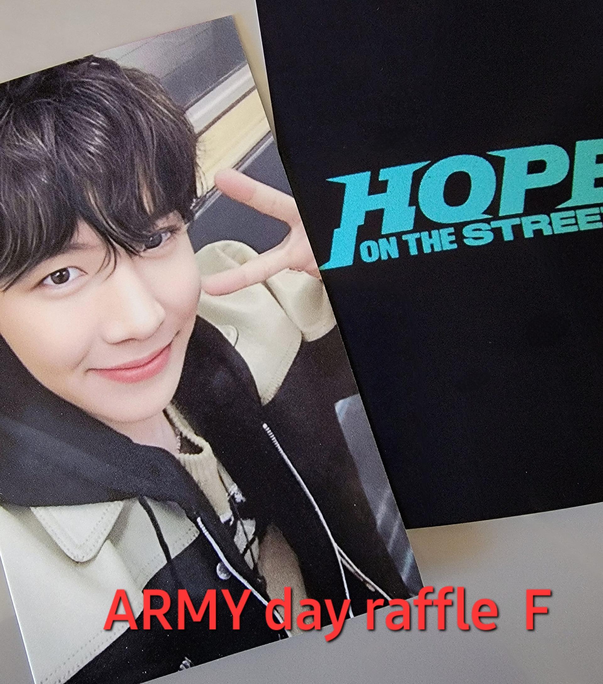 BTS jhope HOPE ON THE STREET jpfc 抽選 トレカ