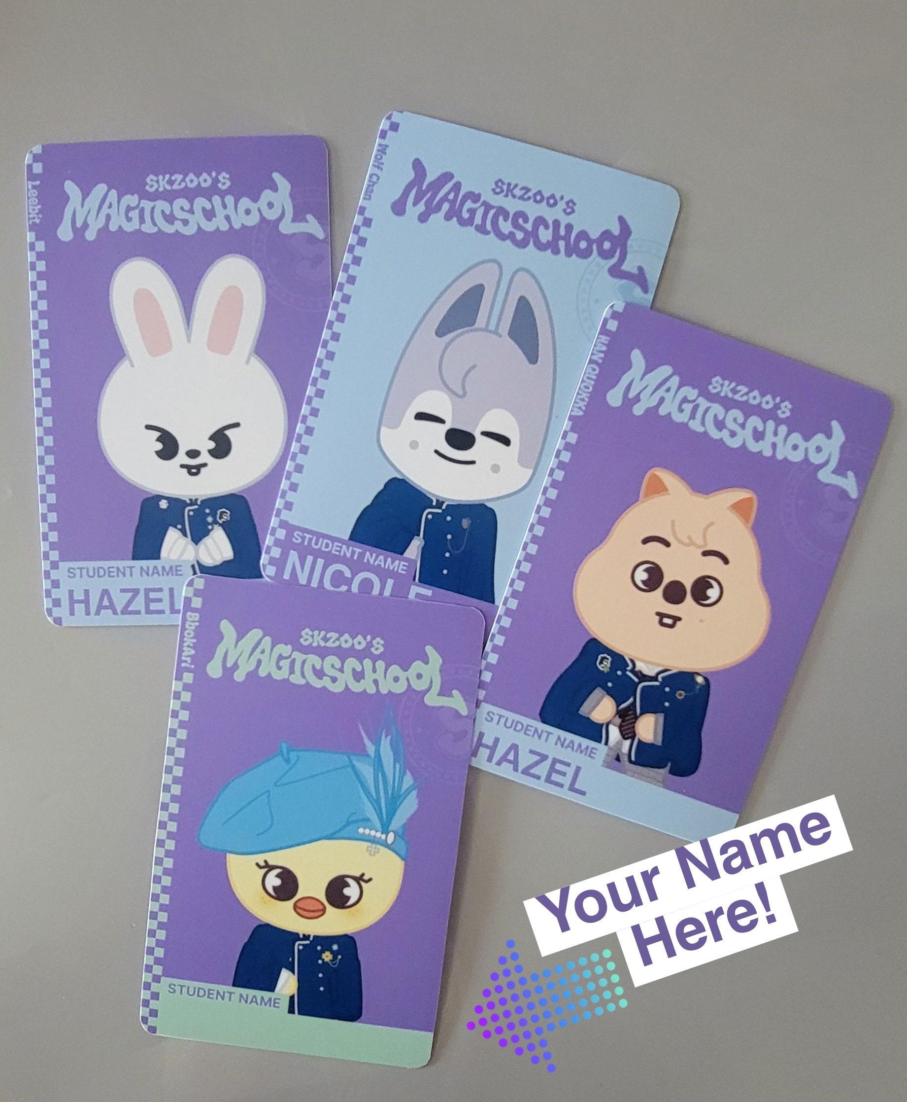 Stray Kids Magic School 4th fanmeeting POP UP Cafe Skzoo ID