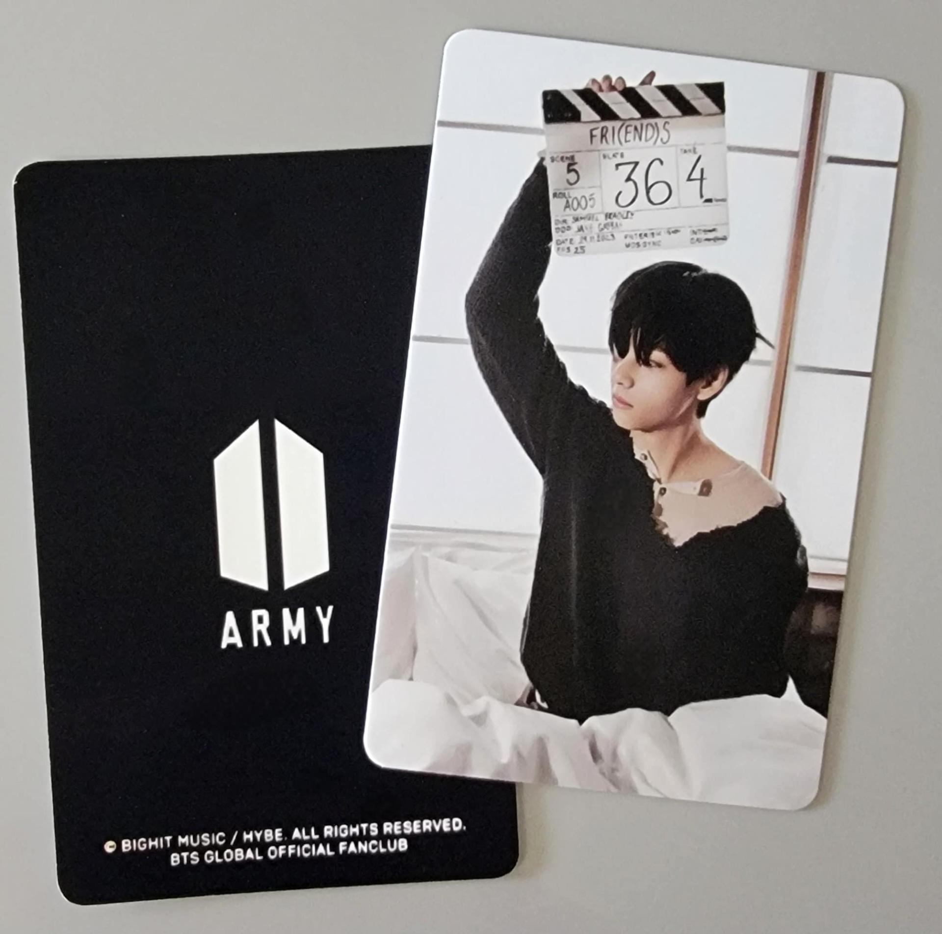 Taehyung : Japan FC Lottery fri(end)s Photo Card | Stay DeLulu!