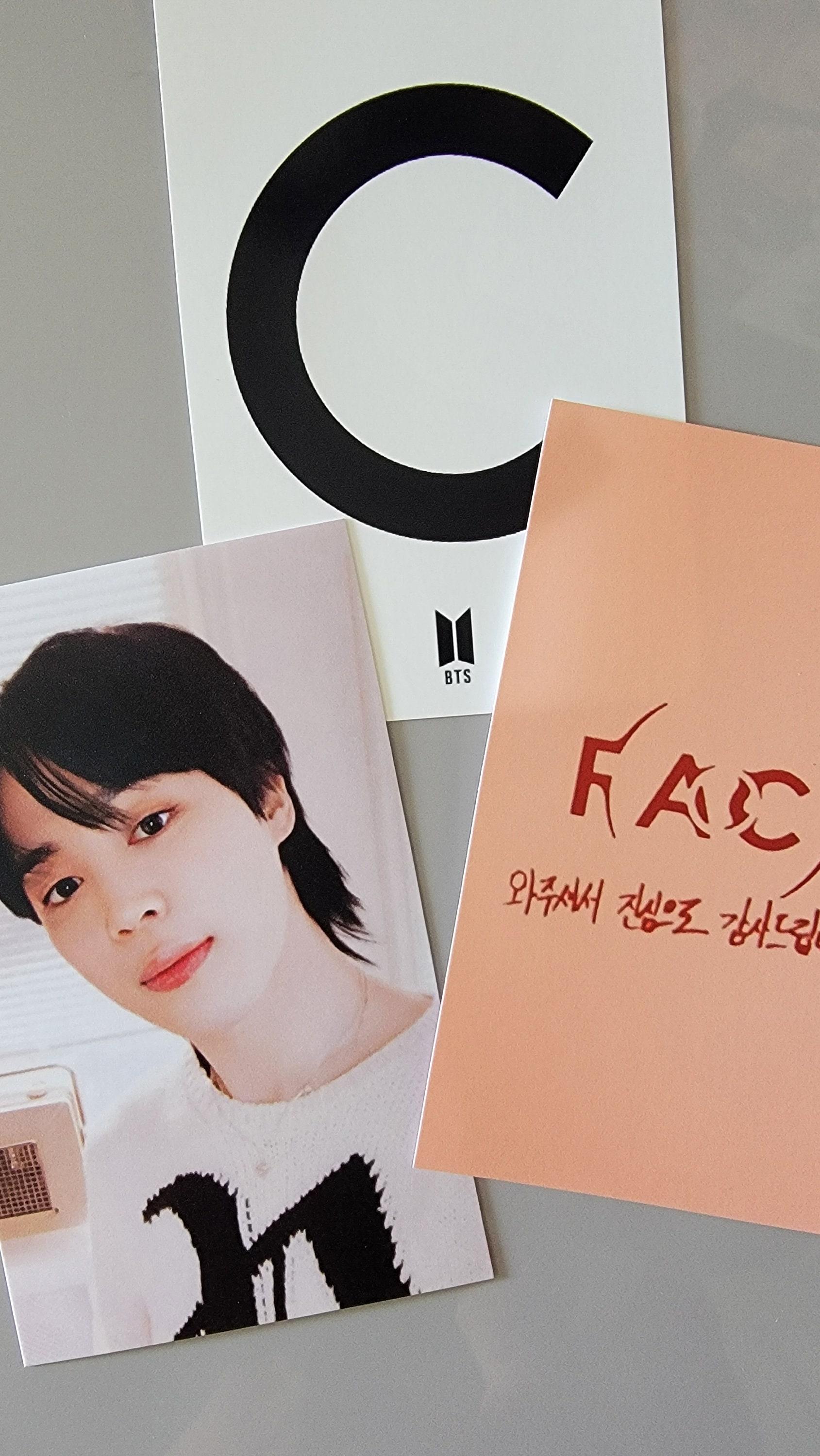 Jimin - Face : Broadcast Photo Cards