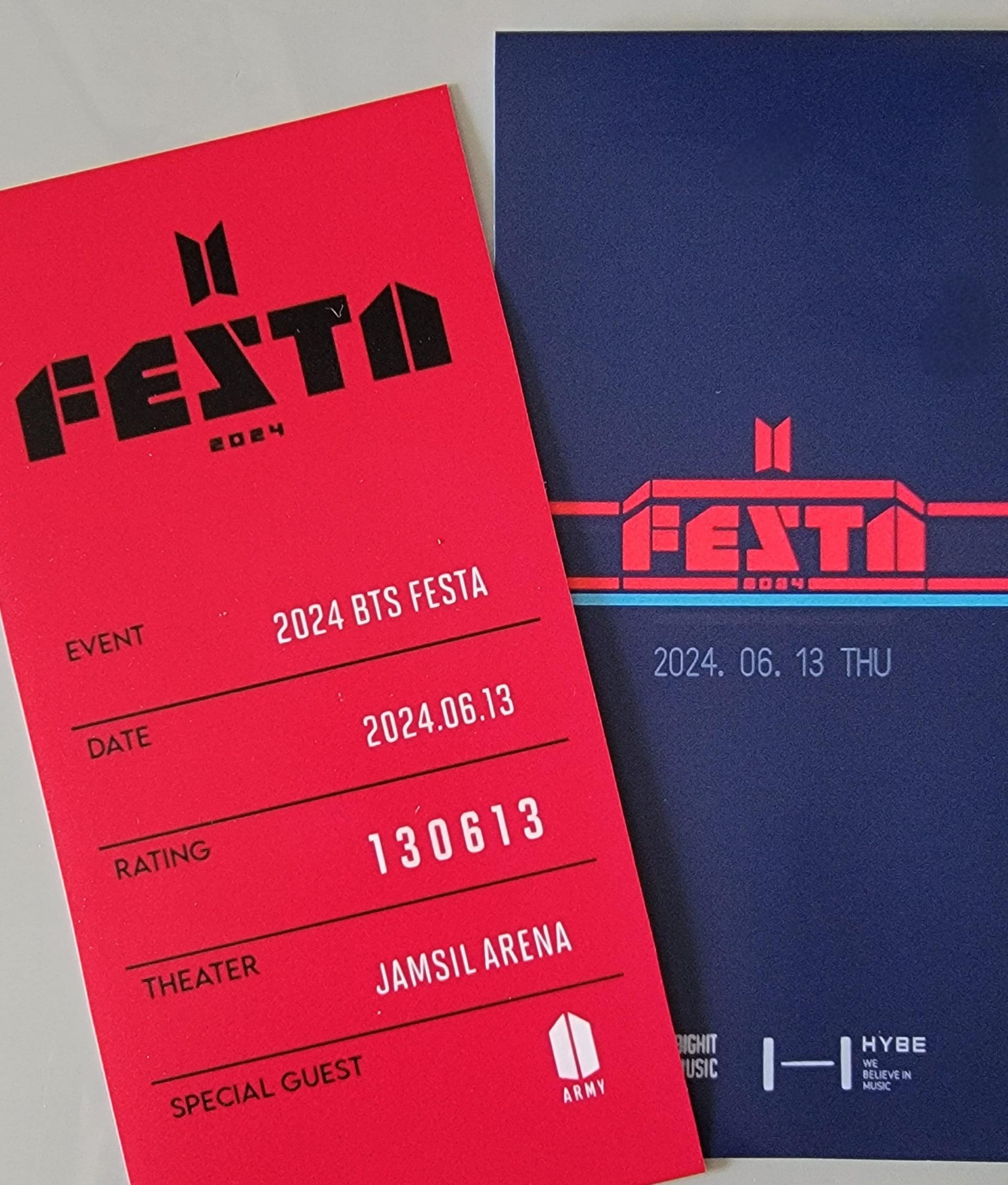 BTS - Festa 2024 Photo Cards