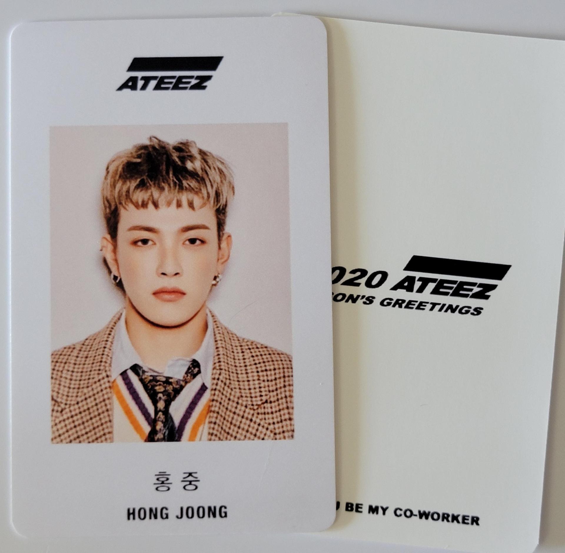 ATEEZ Seasons Greeting 2020 ID Photocards | Stay DeLulu!
