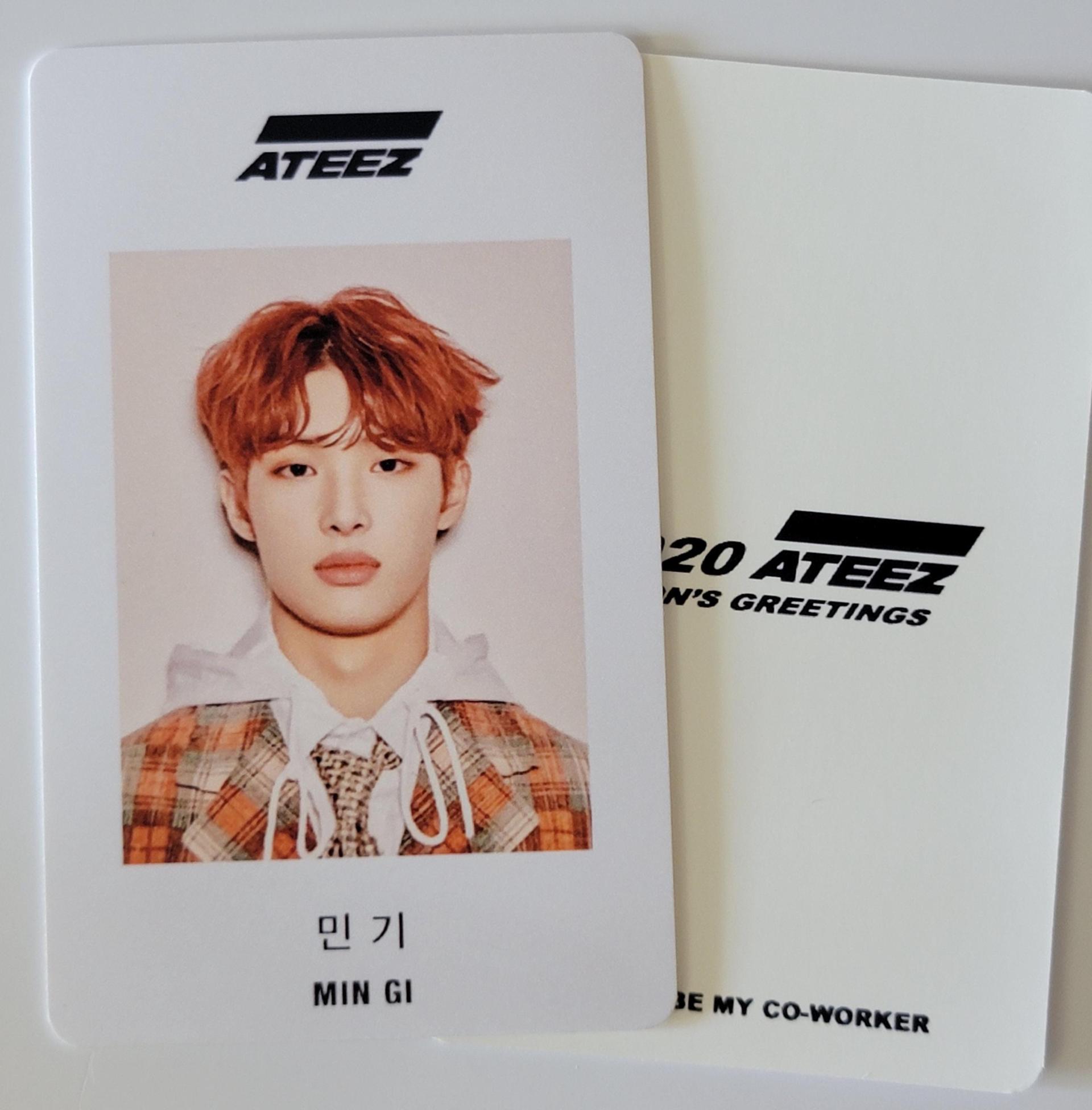 ATEEZ Seasons Greeting 2020 ID Photocards | Stay DeLulu!