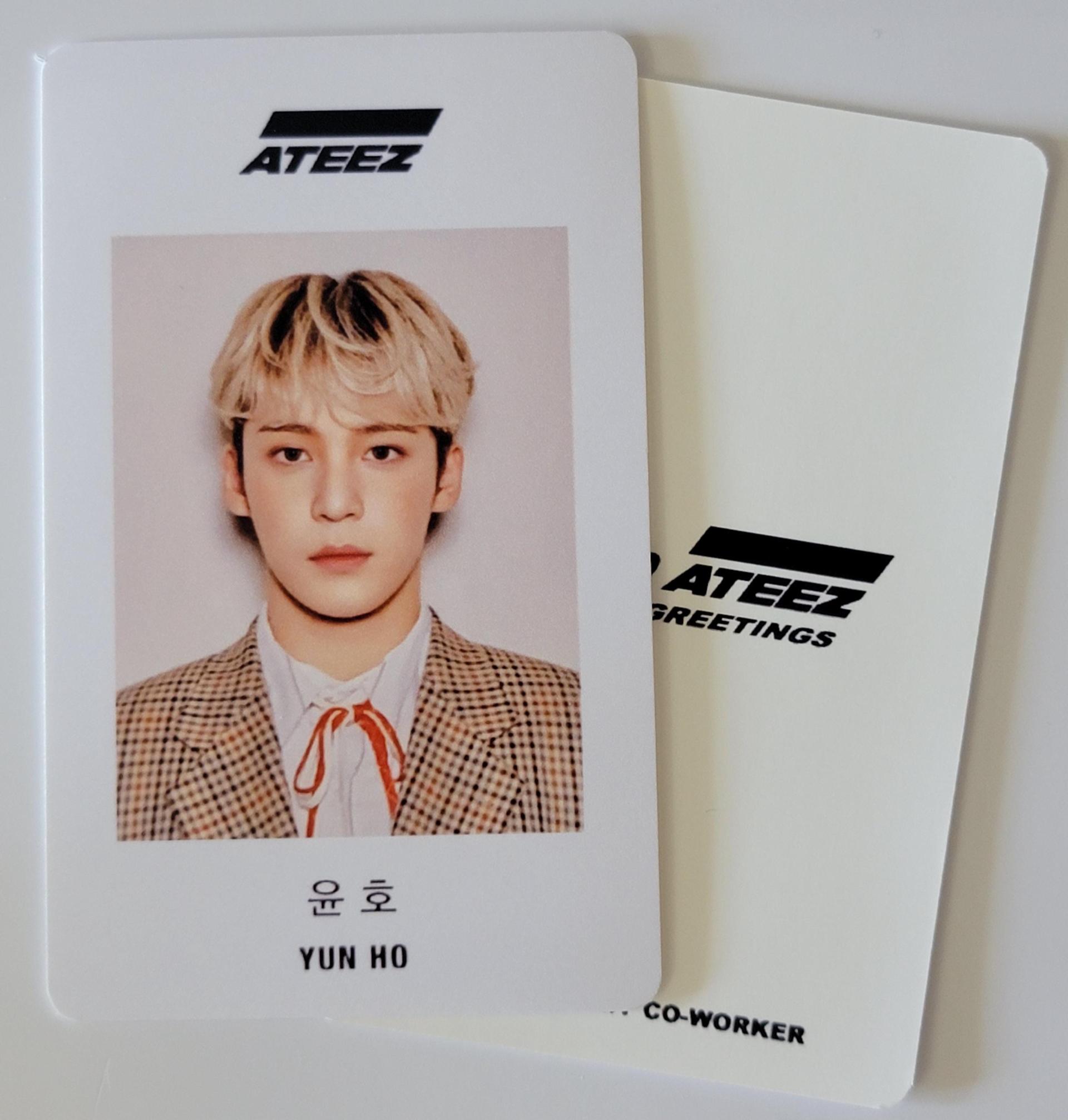 ATEEZ - ATEEZ ソウル 2020 complete PHOTOCARD Seoul ATEEZ SEOUL WILL TO POWER SAILOR PACKAGE SOUNDCHECK PHOTO