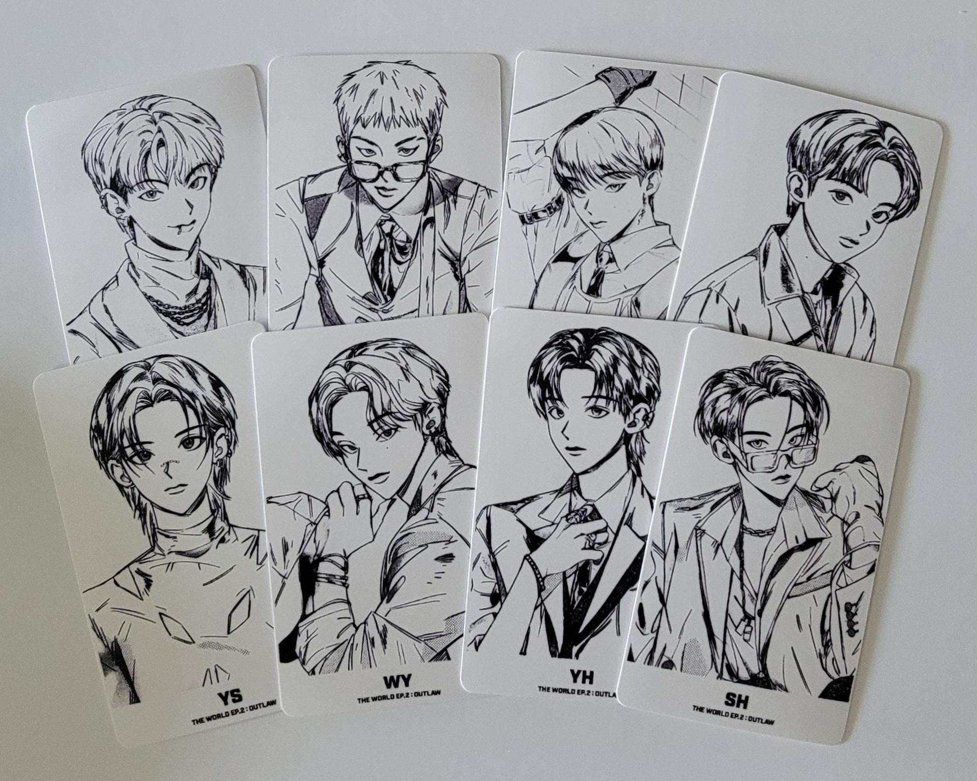 ATEEZ Outlaw Partner Photocards