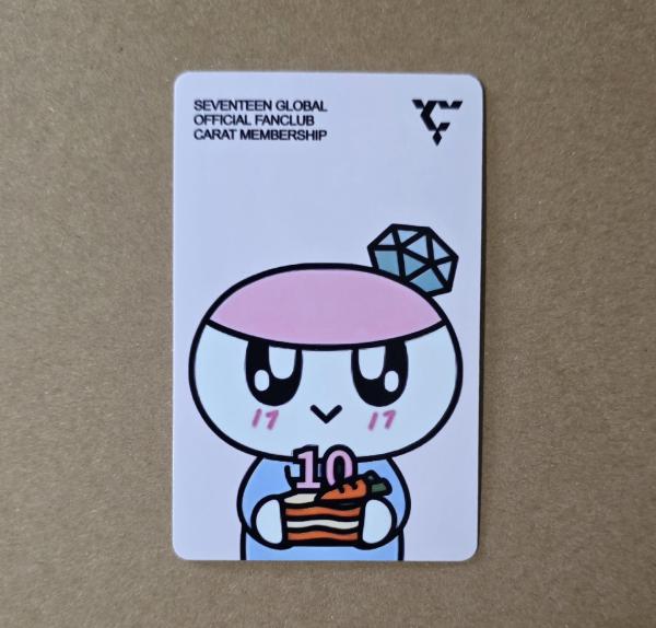 Seventeen  - 2026 Personalized 10th Membership Card