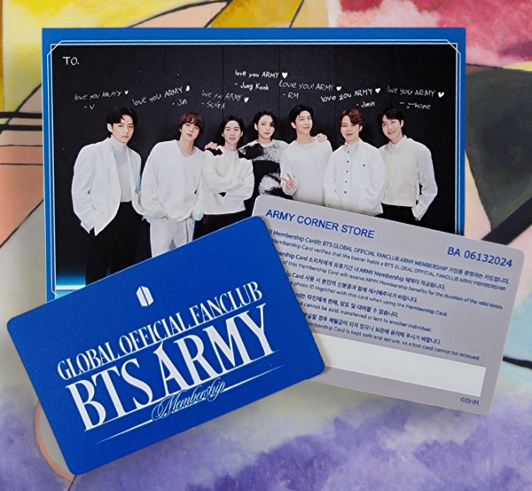 BTS - 2024 Personalized Membership Card or Postcard  