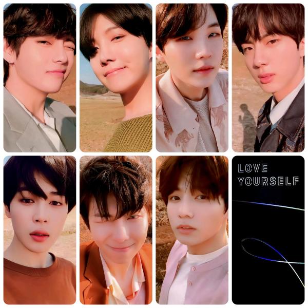 BTS Love Yourself Tear Y Photocards