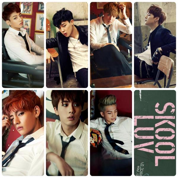 BTS Skool Luv Affair Photocards