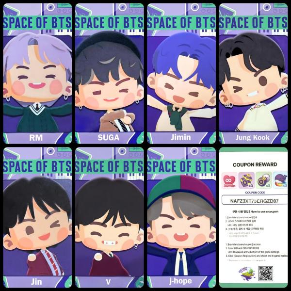 BTS Island Space of BTS Photocards