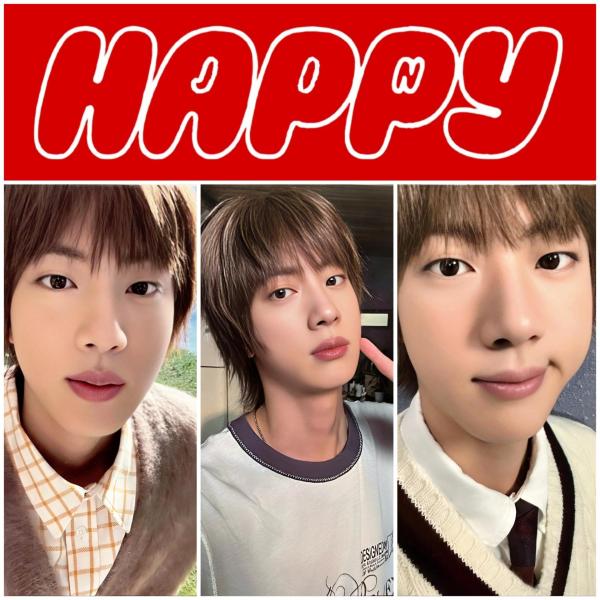 Jin : Happy -Journey Album Photo Cards