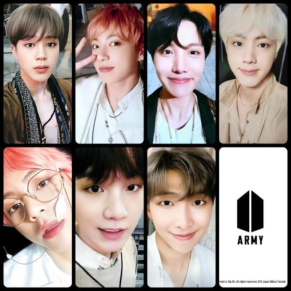 BTS - Love Yourself Japan Fan Club Continuation Benefits Mini Photocards