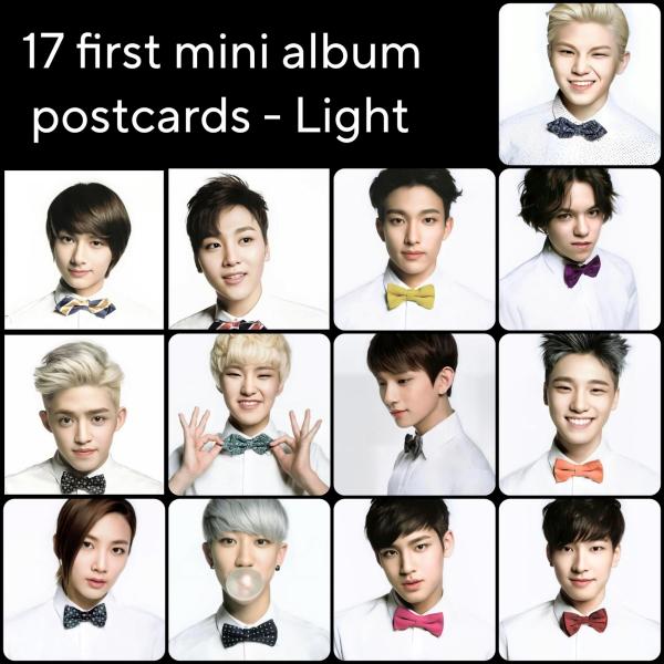 17 : First Mini Album Postcards - Light Version 
