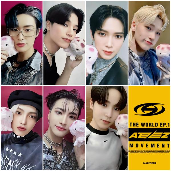 ATEEZ Movement Makestar VC Event Winner Photocards