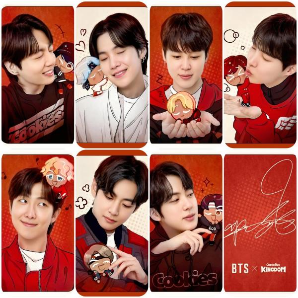 BTS - Cookie Run Kingdom MIC Drop Photocards