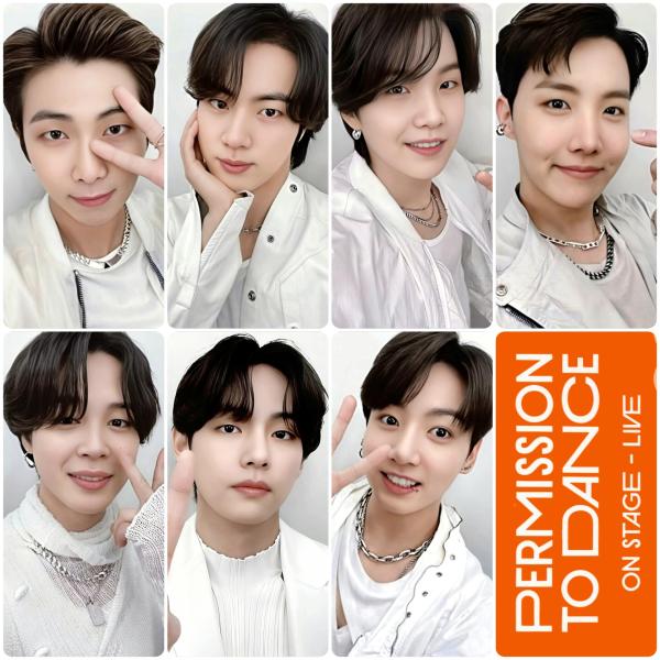 BTS - Permission To Dance On Stage - Live Album Photocards