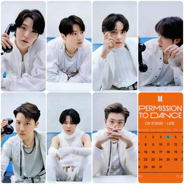 BTS - Permission To Dance On Stage - Yes 24 Photocards