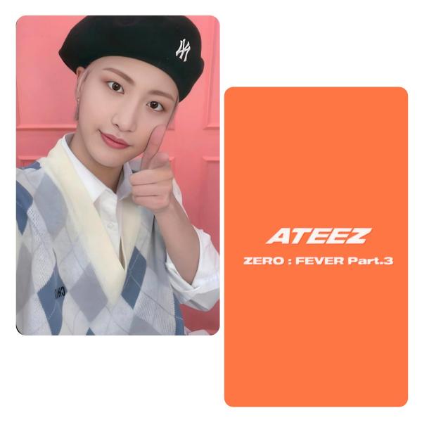 Ateez : Seonghwa - Zerofever Part3 ver 4 Everline Photocards