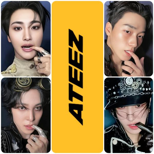 Ateez : Golden Hour 4 Vinyl Flirt Photocards | Stay DeLulu!