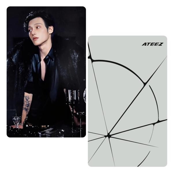 Ateez : Golden Hour 4 Pocca Tattoo Wooyoung Album Photocards