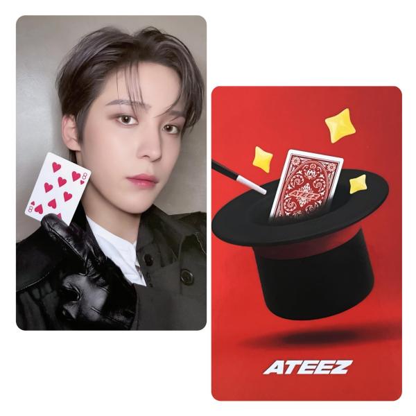Ateez : Yunho - Golden Hour 3 Hello 82 Magician Photocards