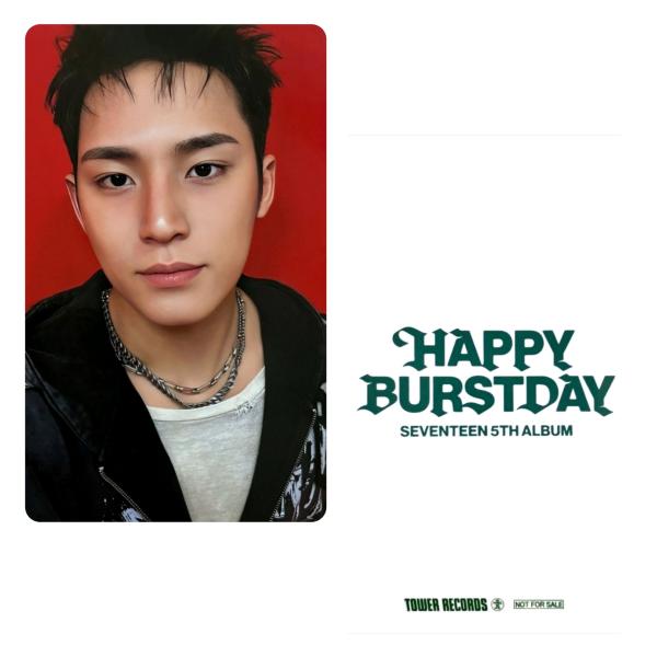Seventeen : Mingyu - Burstday Daredevil Tower Records Photocards