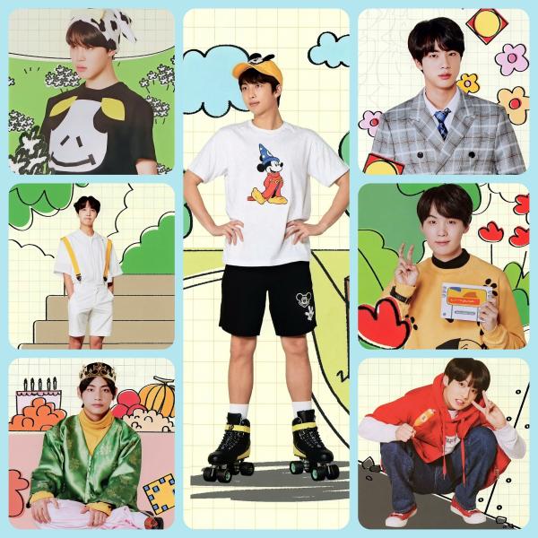 BTS Childhood Picture Photocard Set