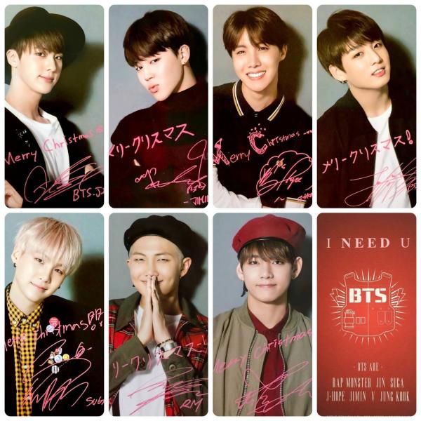 BTS I Need U Japan Single  Photocards
