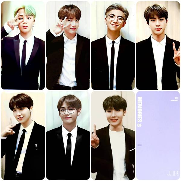BTS Memories 2018 DVD Photocards