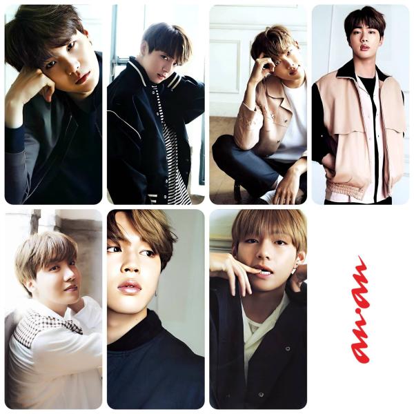 BTS X Anan Magazine 2017 photocards