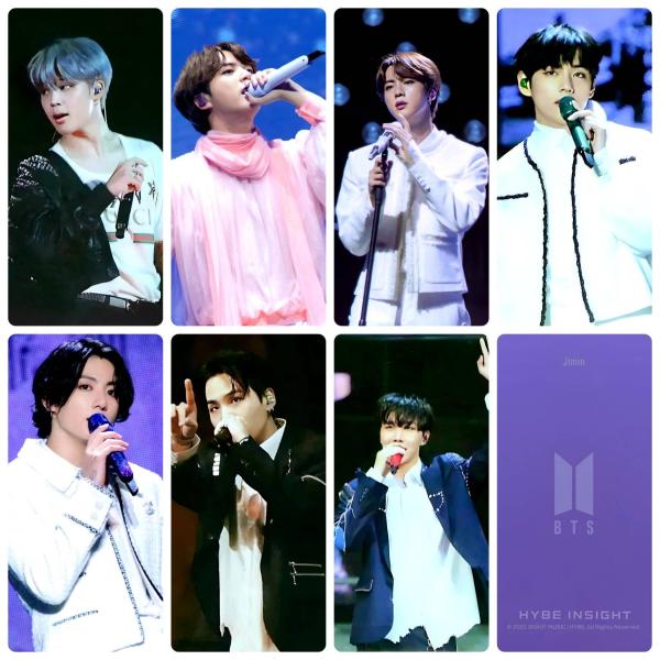 BTS HYBE INSIGHT - BTS Mic Badge Photocards