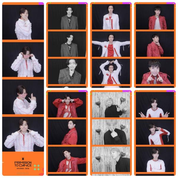 BTS Permission To Dance Photo Strips