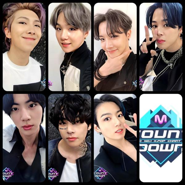 BTS M Countdown 2020 Photocards