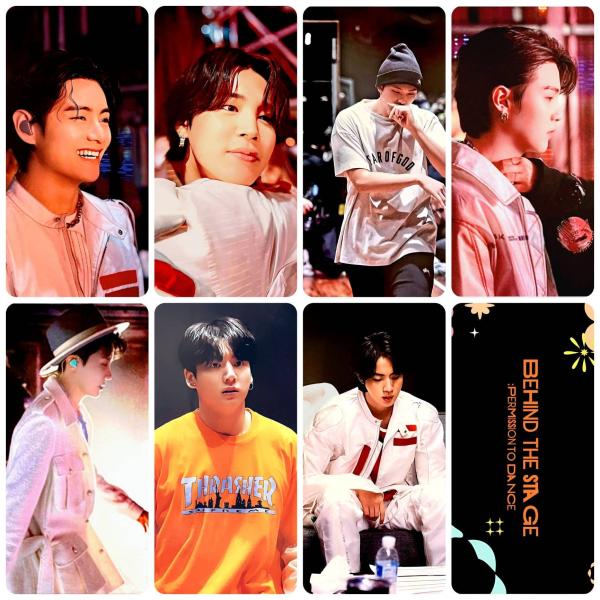 BTS PTD Vegas Behind the Stage Postcards