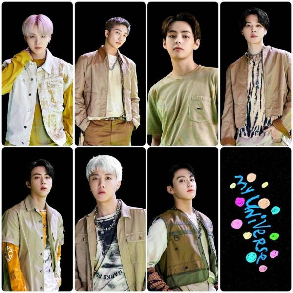 BTS My Universe MV Photocards