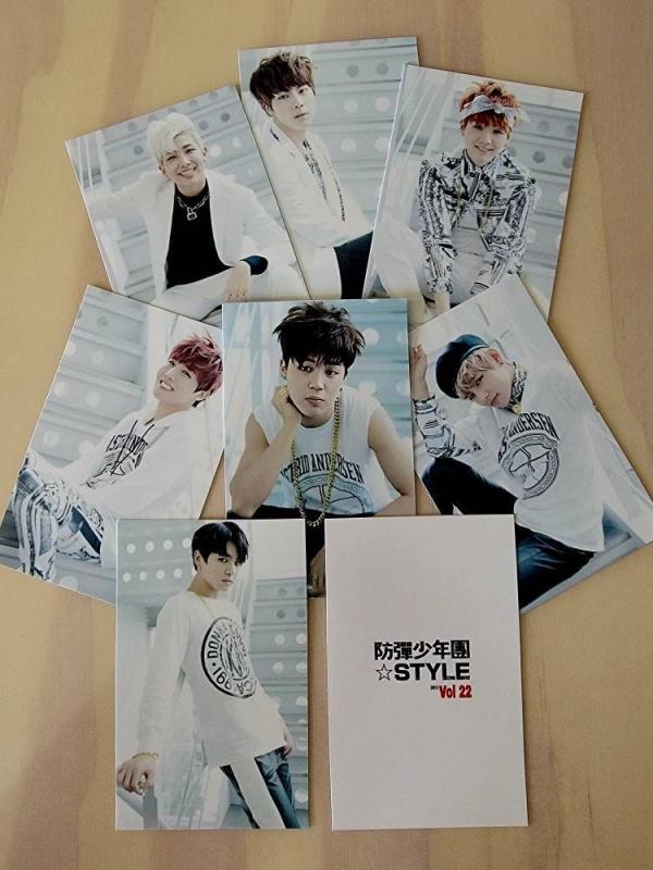 BTS Oricon Style 2015 Photo Cards