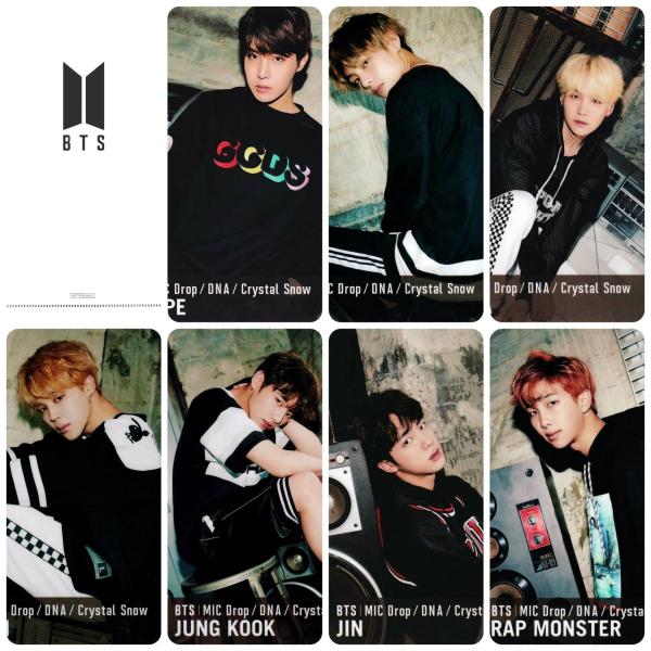 BTS - Mic Drop/DNA/Crystal Snow Photocards