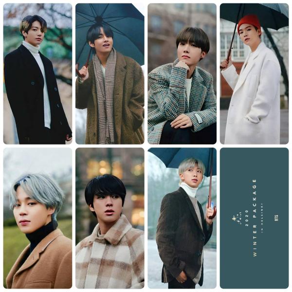 BTS Winter package 2020 Postcards