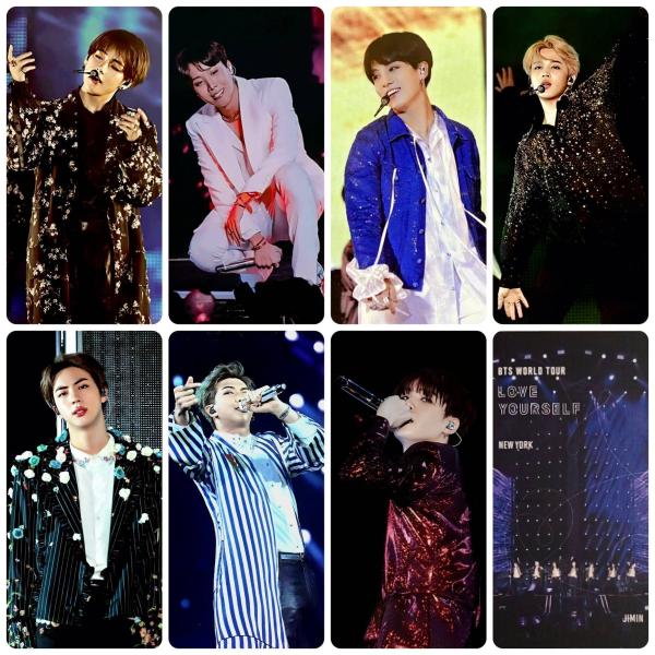 BTS - Love Yourself New York Bluray Photocards