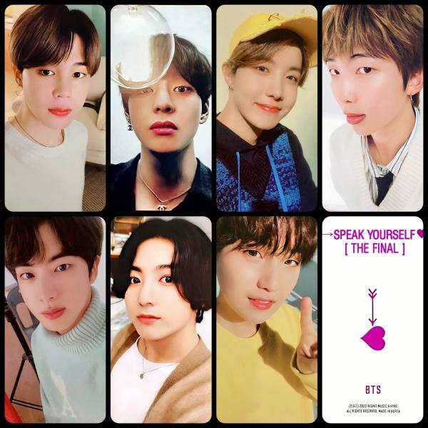 BTS - Speak Yourself The Final DVD Photocards