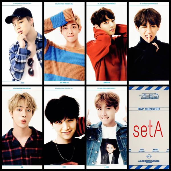 BTS - Japan Fan Meeting VOL 3 Scrapbook Mini Posters