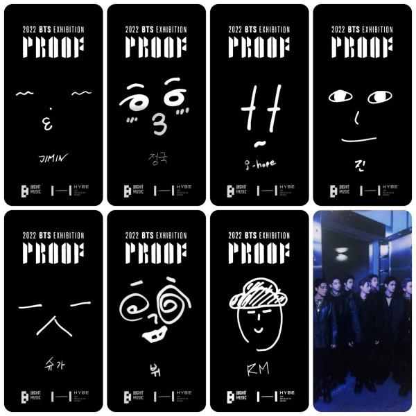 BTS - PROOF EXHIBITION Visitor Only Limited Photocard