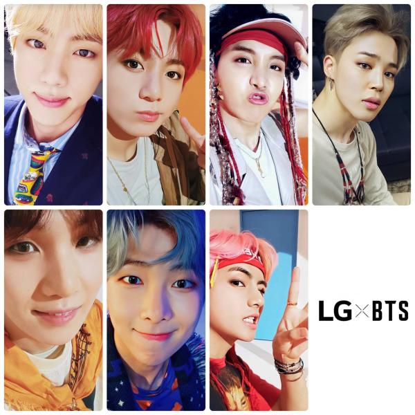 BTS -  LG Selfie Photocards
