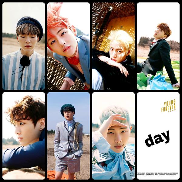 BTS Young Forever Day/Night Photo Cards