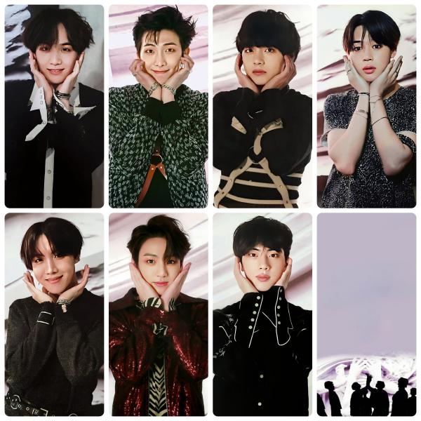 BTS Fake Love Broadcast Photocards