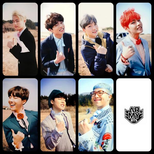BTS - Fire Broadcast Photocards