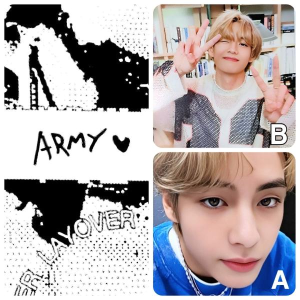 Taehyung - Layover : INK Broadcast Photocard