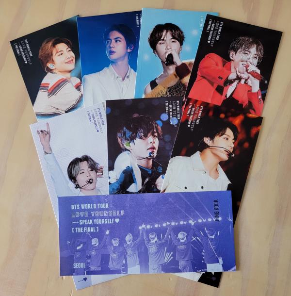 BTS LY Seoul Bookmarks