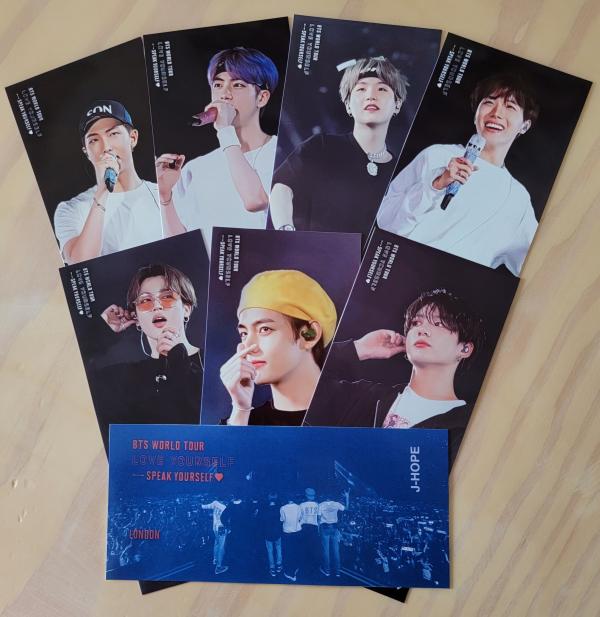 BTS LY London Bookmarks