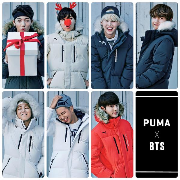 BTS X Puma 2015 Photocards